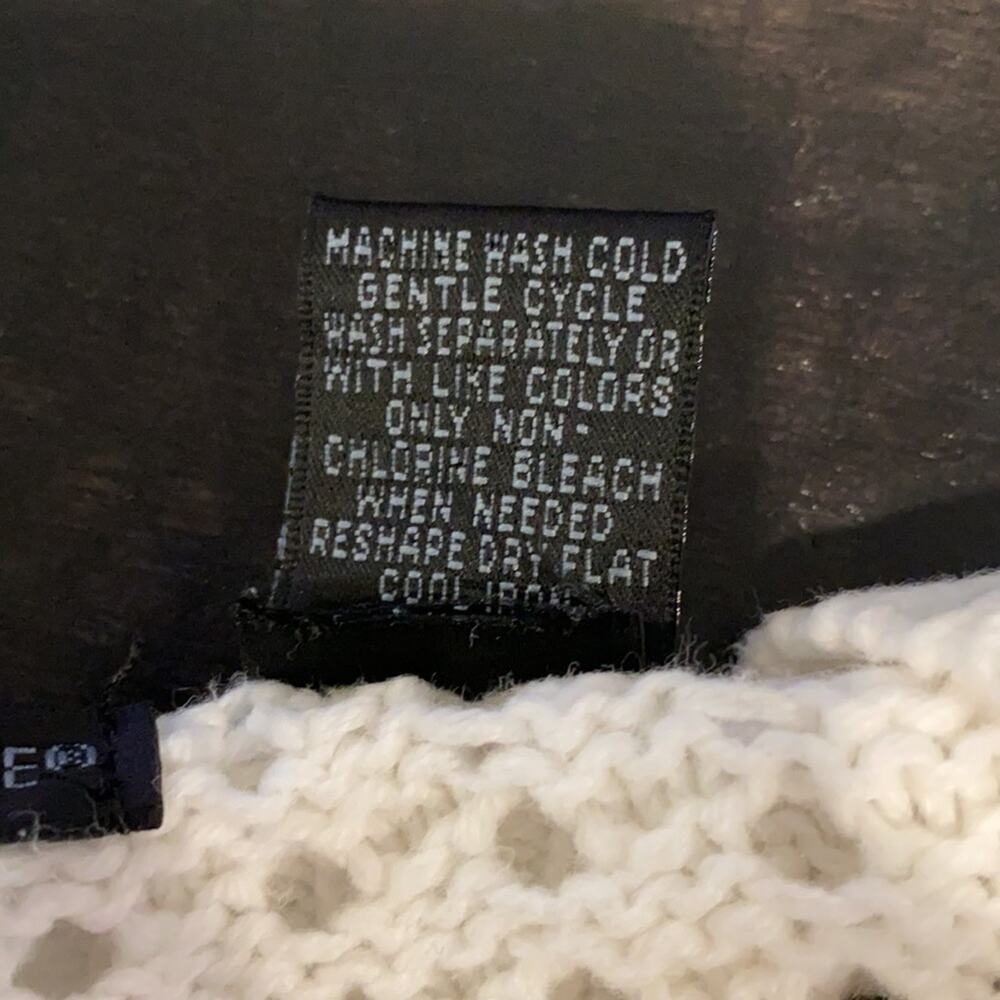 EUC | Preswick & Moore | Knitted Sweater | Ivory | 1X - Picture 7 of 8